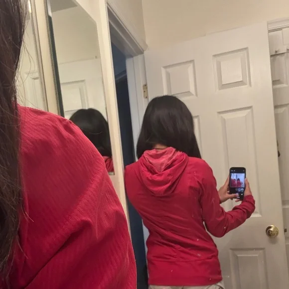 Lululemon “In Flux” Hooded Jacket - Red - Picture 2 of 9